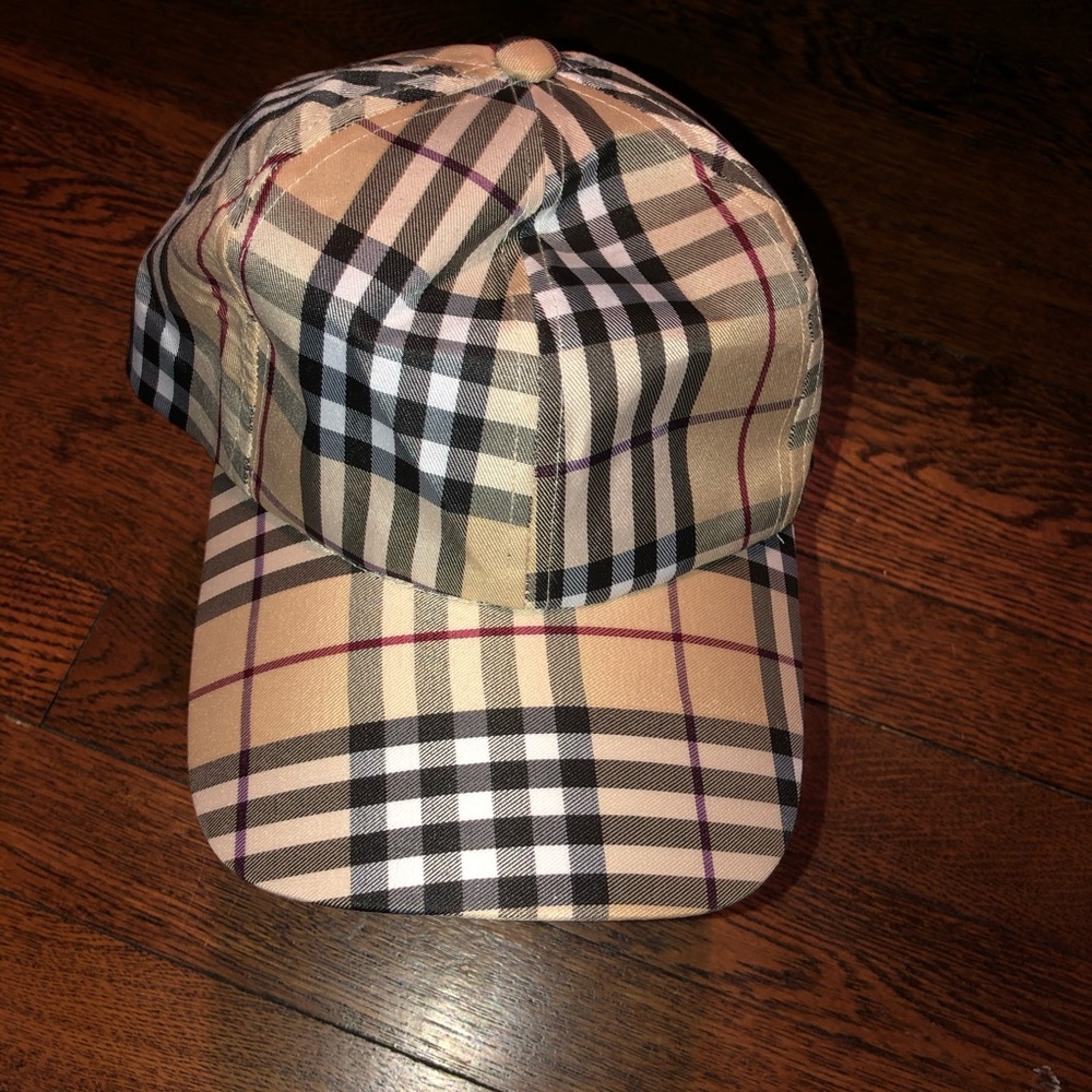 Plaid baseball cap- unisex